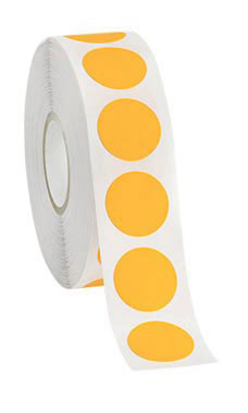 Fluorescent Orange Self-Adhesive Discount Label