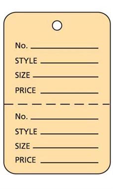 Buff Unstrung Large Coupon Price Tag