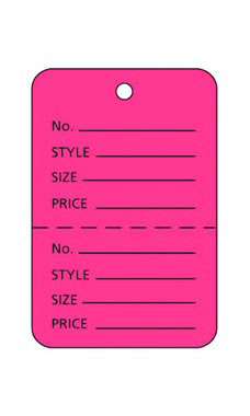 Small Pink Coupon Price Tags