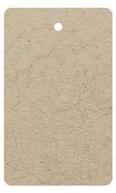 Large Unstrung Kraft Non-Perforated Blank Price Tags