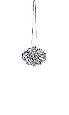 Small Strung Ornate Oval Elegant Tags