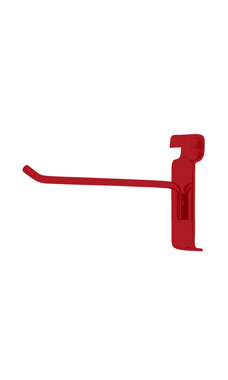 Made to Order 6" Wire Grid Peg Hook - Berry Red Made to Order 6" Wire Grid Peg Hook - Berry Red