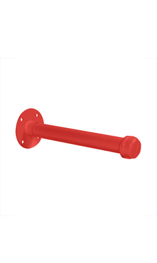 Made to Order 10" Pipe Faceout Wall Mount - Berry Red