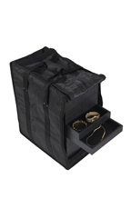 19 inch Black Jewelry Tray Carrying Case