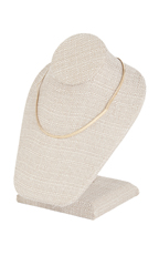 Linen Necklace Display on Stand