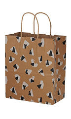 Medium (Cub) - Retro Paper Shopping Bags - Case of 100