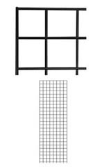 2 x 6 foot Black Wire Grid Panel