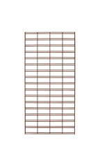 Made to Order 2' x 6' Slat Grid Panel
