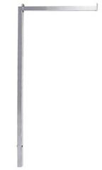 Interchangeable Chrome Straight Arm for Clothing Rack