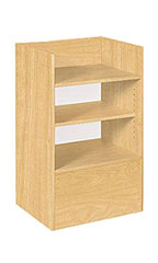 Maple Well-Top Register Stand Fully Assembled