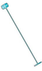 Regular 3 inch Blue Tagging Fasteners
