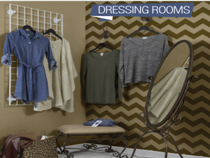 dressing rooms