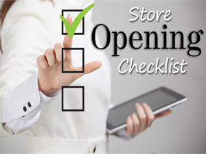 store opening checklist